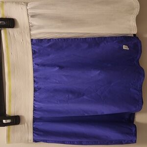 Prince Fashion Wrap Pleated Tennis Skort Purple White Athleisure Sporty Sz Large